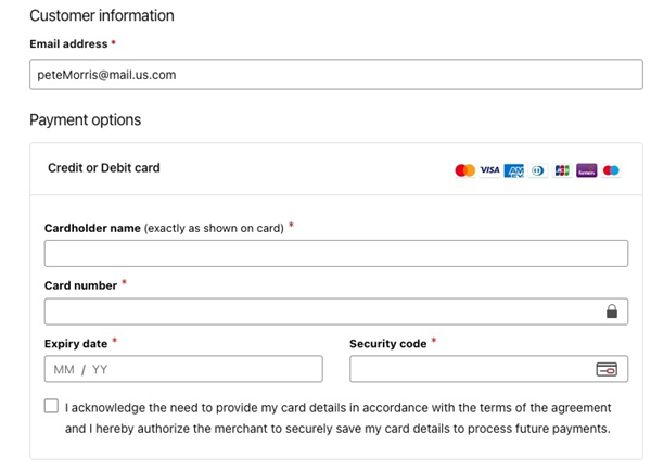 Modèle d'intégration de transaction initiée par le commerçant <term:checkout/>